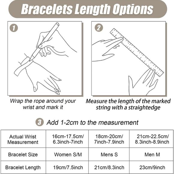 6Pcs Stainless Steel Bracelets for Men Cuban Link Rope Paperclip Chain Bracelets - Picture 6 of 7